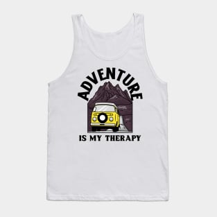 adventure is my therapy Tank Top